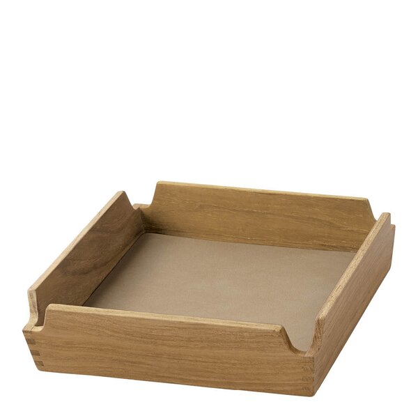LIND DNA Airy teak brett 18x18 cm Nougat