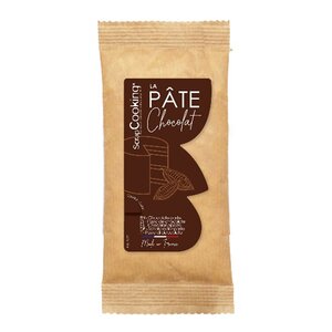 ScrapCooking Fondant 250 g mørk brun