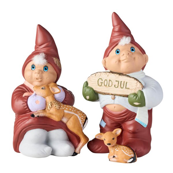 Klarborg Nissepar Elvin & Emmelie 13,5 cm årsnisse 2025