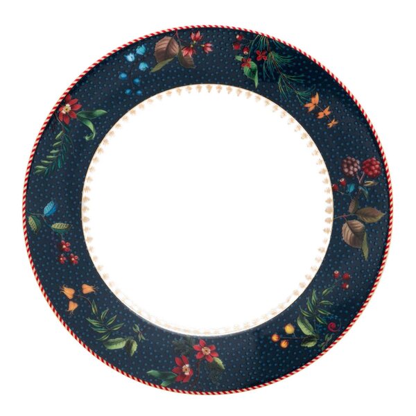 Pip Studio Berry Blues tallerken 21 cm blå