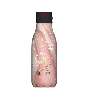 Les Artistes Bottle Up Design termoflaske 0,28L rosa marmor