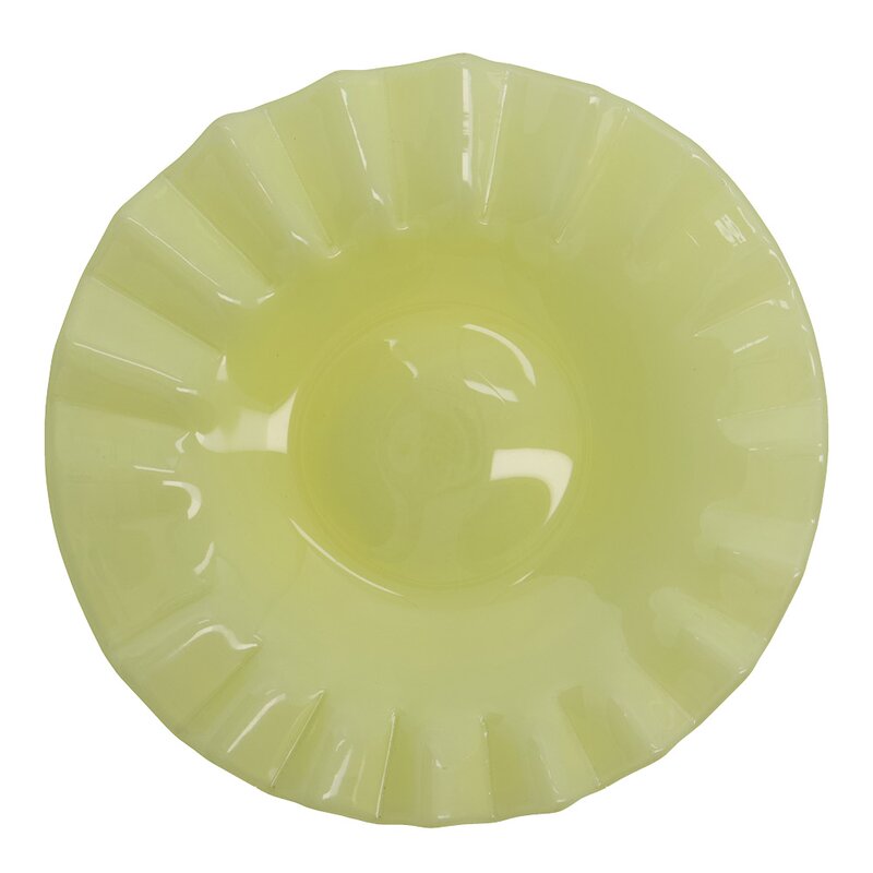 House Doctor Wave dekobrett 18,5 cm gul