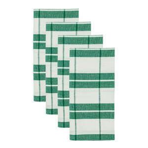 Nicolas Vahé Chef serviett 40x40 cm 4 stk grønn/hvit