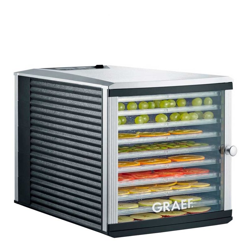 Graef Dehydrator DA510 10 plater stål/svart