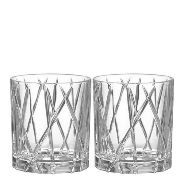 Orrefors City old fashioned-glass 25 cl 2 stk