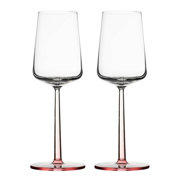iittala Essence hvitvinsglass 33 cl 2 stk rose