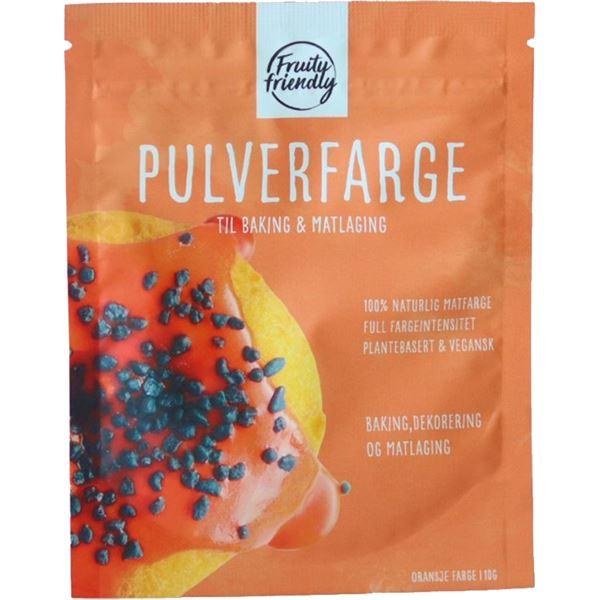 Fruityfriendly Pulverfarge oransje 10g