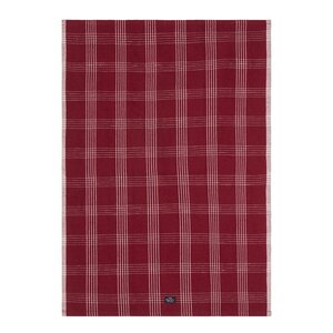 Lexington Kjøkkenhåndkle lin/bomull 50x70 cm rutete rød/hvit