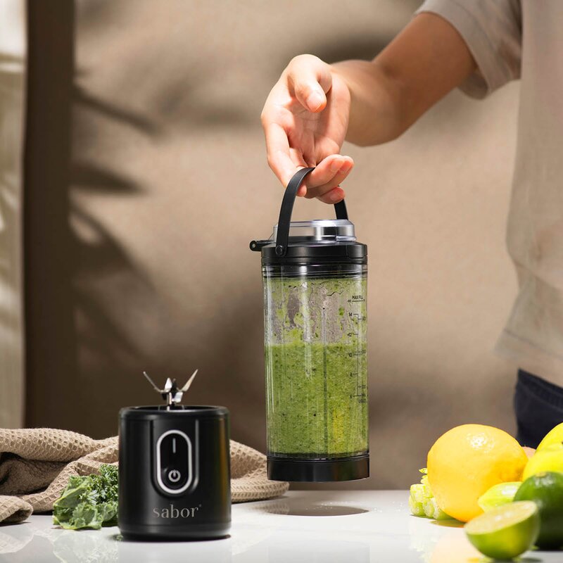 Sabor Select trådløs blender 0,4L svart/klar