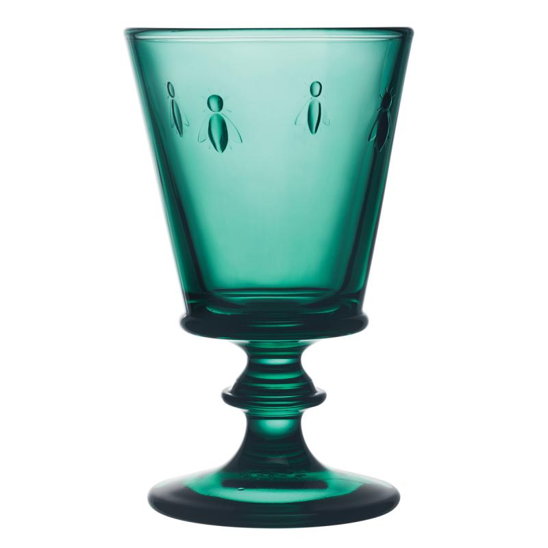 La Rochère Abeille vinglass 24 cl 6 stk smaragdgrønn