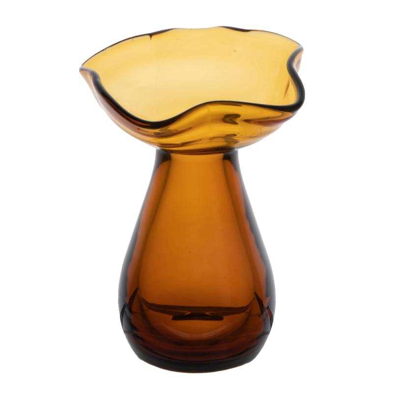 Sagaform Viva vase mini 14 cm amber