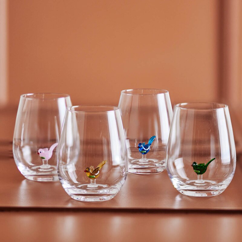 Bloomingville Misa drikkeglass 56 cl 4 stk flerfarget