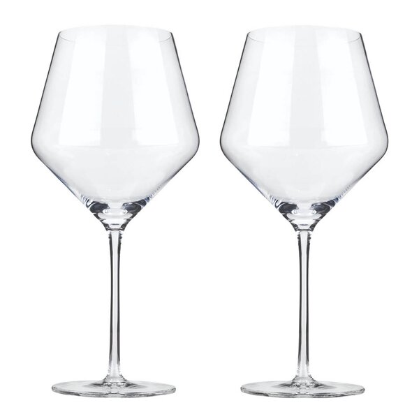 Viski Raye vinklet burgunderglass i krystall 62 cl 2 stk