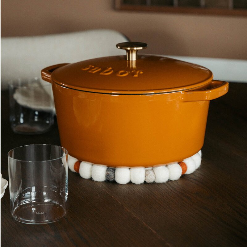 Sabor Classic støpejernsgryte 6,7L pumpkin spice