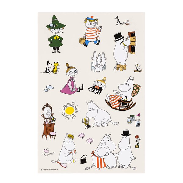 MoominArabia Mummi klistremerker karakter 1