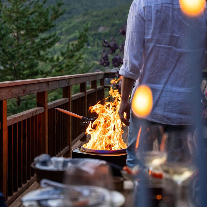 Espegard Brasa 50 bålbrenner svart