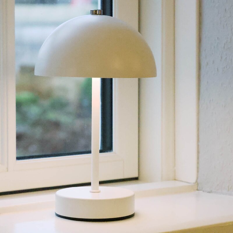 Cozzy GOP bordlampe m/ berøring 15x25,5 cm hvit