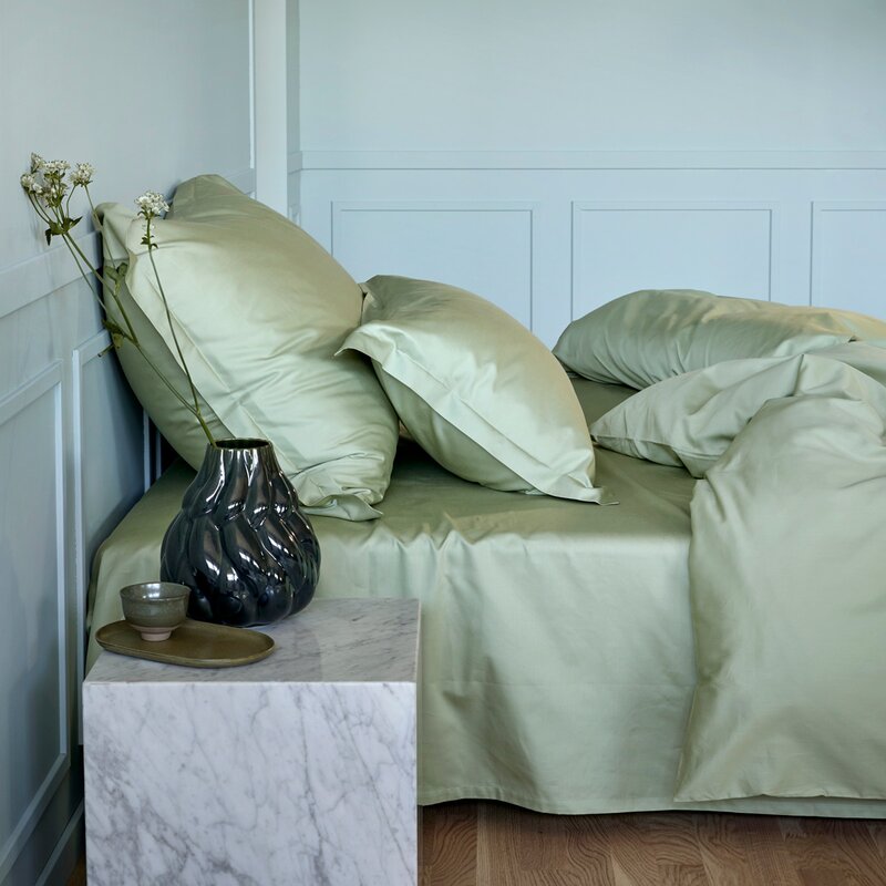 Høie Elegance laken 240x270 cm lintgrønn