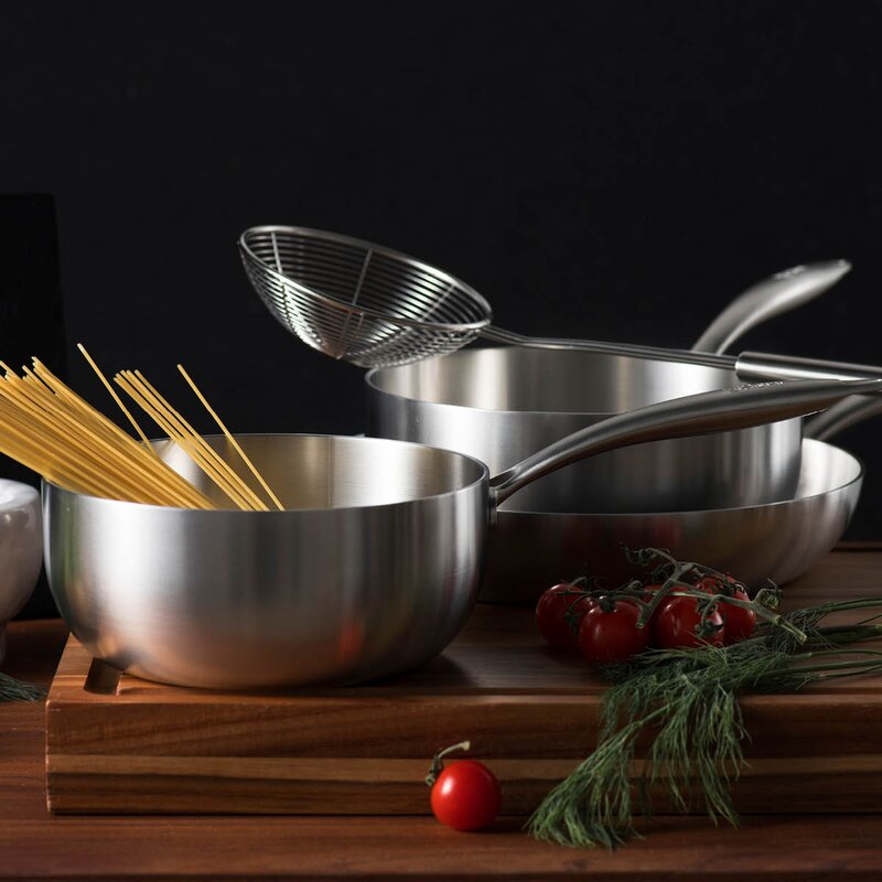 Modern House Chef Ørjan gryte 2,4L børstet stål