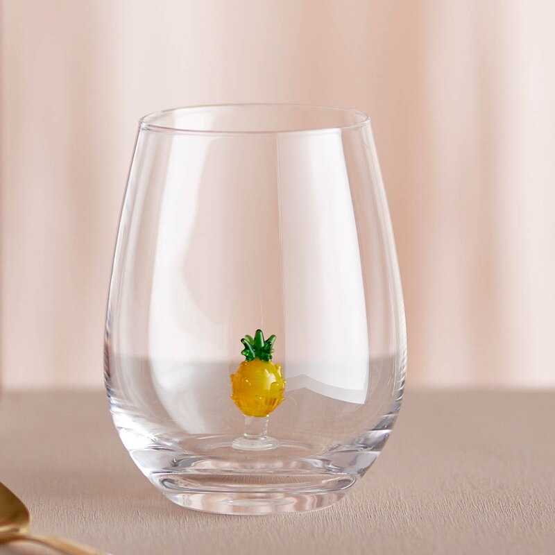Bloomingville Misa vannglass 56 cl ananas