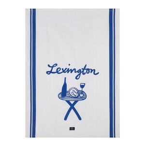 Lexington Kjøkkenhåndkle 70x50 cm hvit/blå