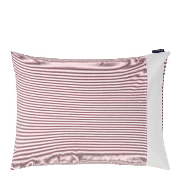 Lexington Putetrekk 50x70 cm bomullspercale stripet fig/white