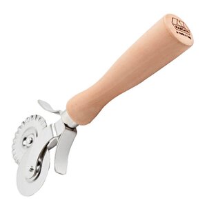 Marcato Pastakutter dobbel rustfritt stål/tre