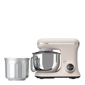 PRINCESS Kjøkkenmaskin 2-i-1 220138 2 stk mikseboller i rustfritt stål og glass 1,4-5L 1200W