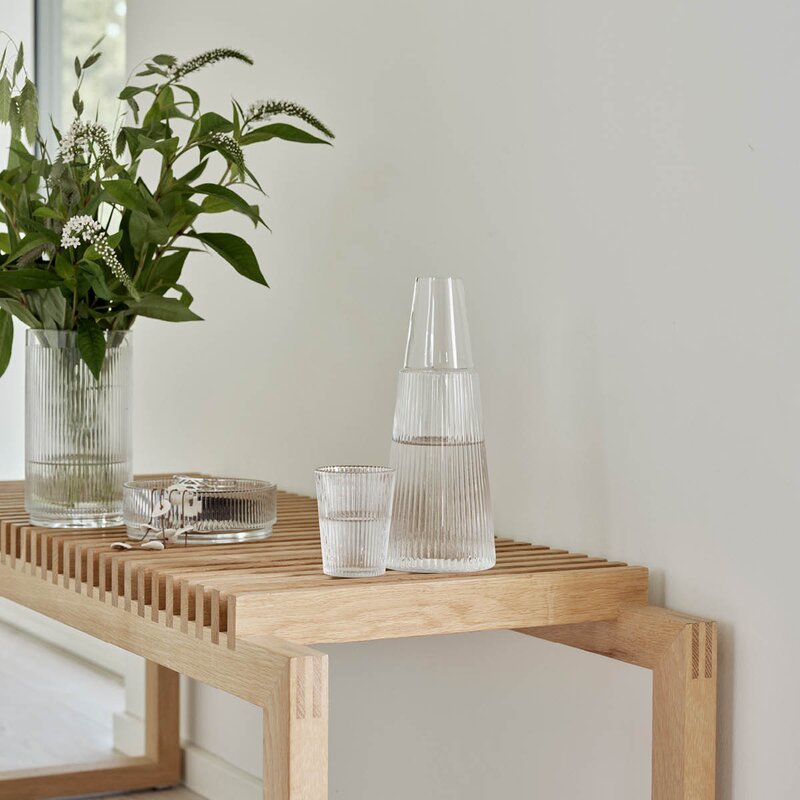 Stelton Pilastro karaffel med glass 1L clear