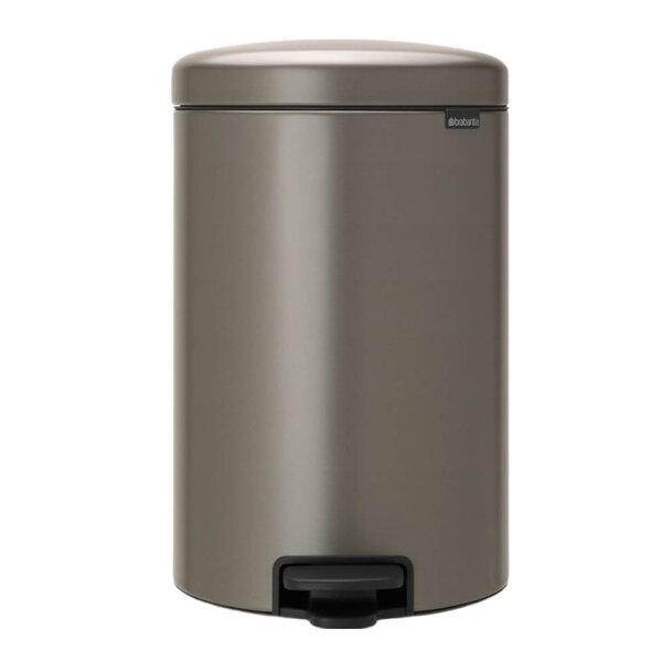 Brabantia NewIcon pedalbøtte 20L platinum