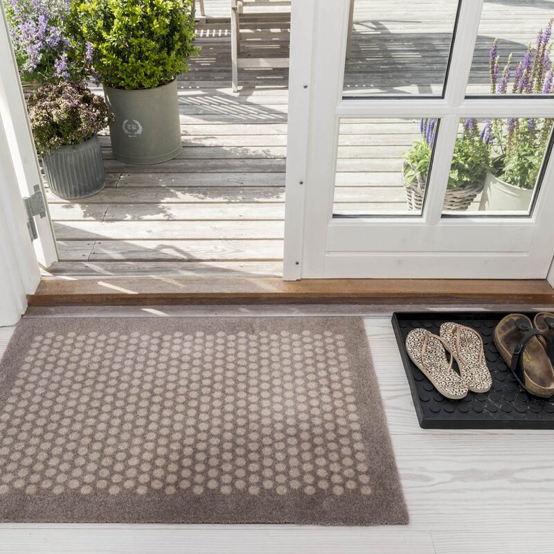 Tica Copenhagen Dot gulvmatte 90x60 cm beige