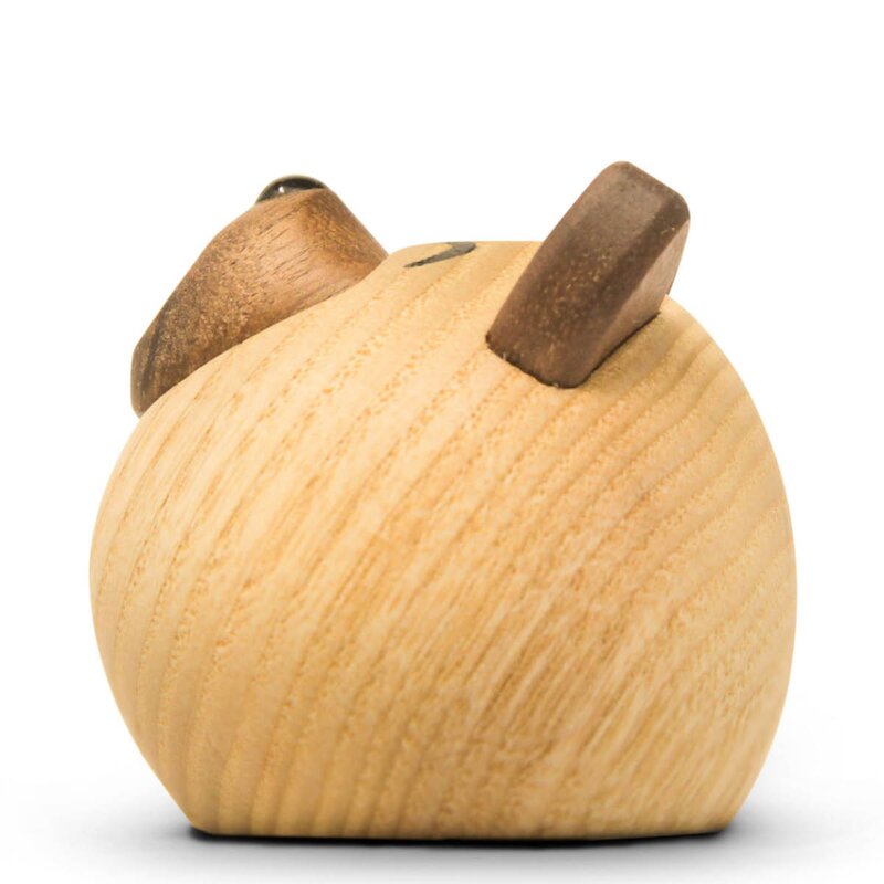 FableWood Luna ulveunge trefigur 5 cm ask/valnøtt