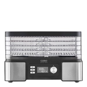 Caso DH 450 dehydrator 5 hyller stål/svart