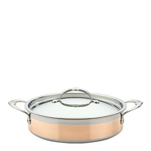 Hestan Copperbond sauteuse med lokk 3,3L kobber