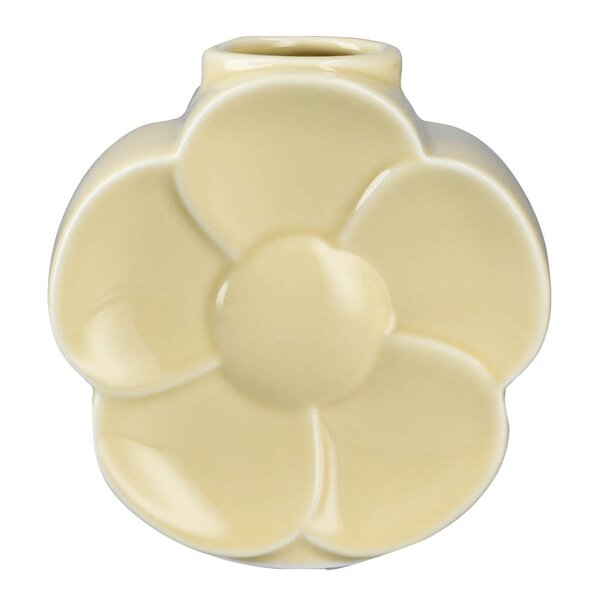 Lyngby Porcelæn Flower vase smørblomst 11,5 cm sand