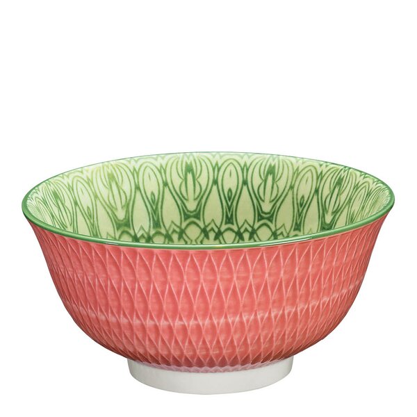 Cilio AMICI skål 85 cl 18 cm rombe rosa
