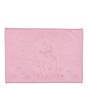 MoominArabia Mummi badematte 50x70 cm Kjærester rosa