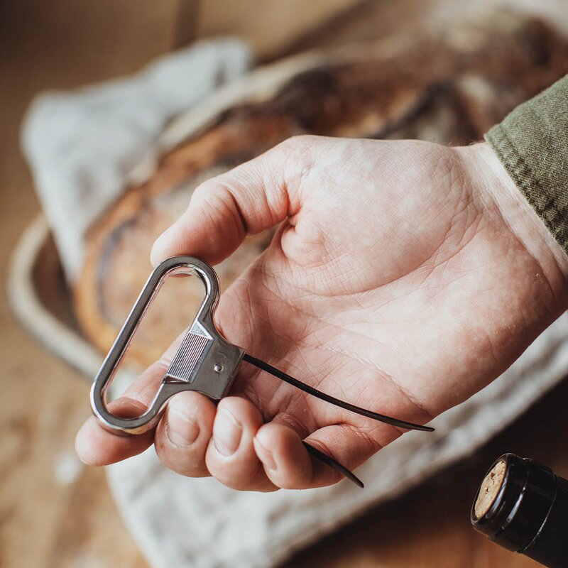 Dorre Vale vinåpner 11 cm svart/sølv