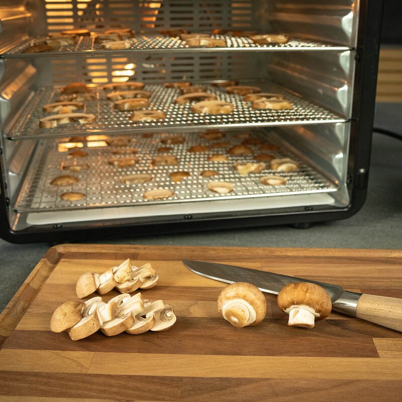 RAW Dehydrator DH8 8 hyller 30-75°C svart