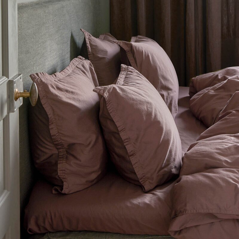 Himla Soul laken 160x270 cm maroon