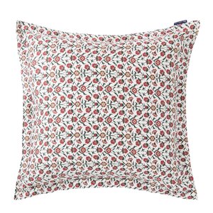 Lexington Putetrekk sateng 65x65 cm blomstret hvit/rød/grønn/beige