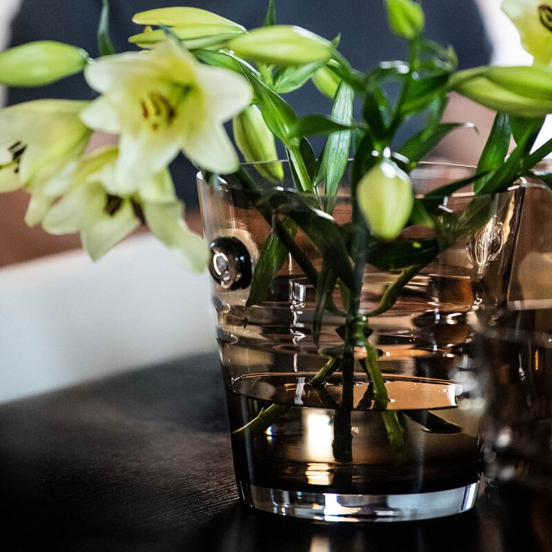 Magnor The bucket lykt/vase 20 cm brun