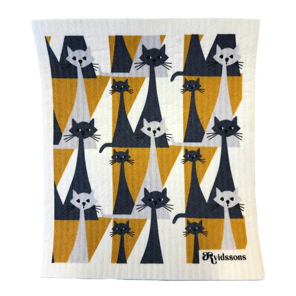 Arvidssons Textil Kitty oppvaskklut gul