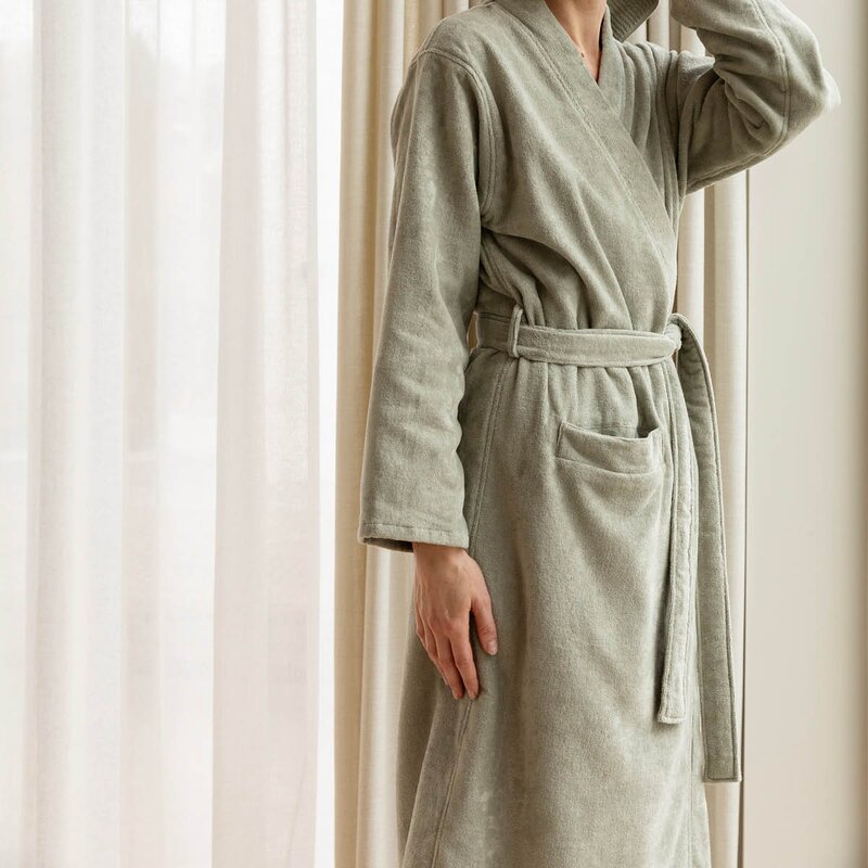 Høie Gaia badekåpe S/M dus grønn