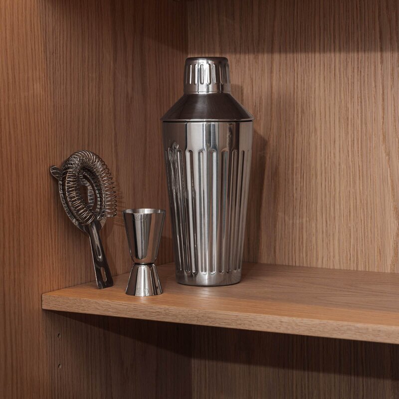 Vargen & Thor Glima barsett 3 deler 750 ml sølv