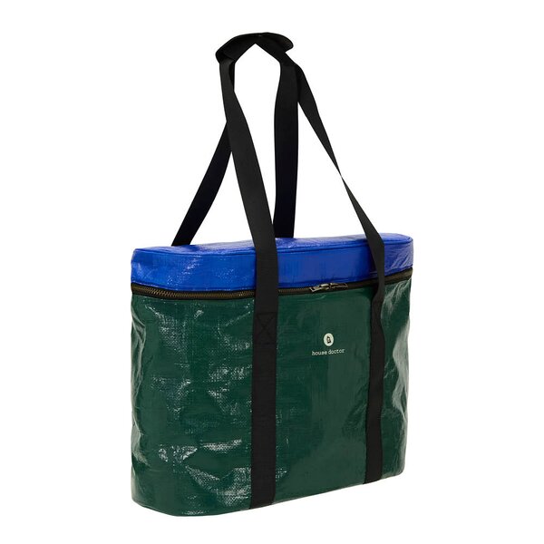 House Doctor Picnic kjølebag 38x19,5 cm grønn/blå