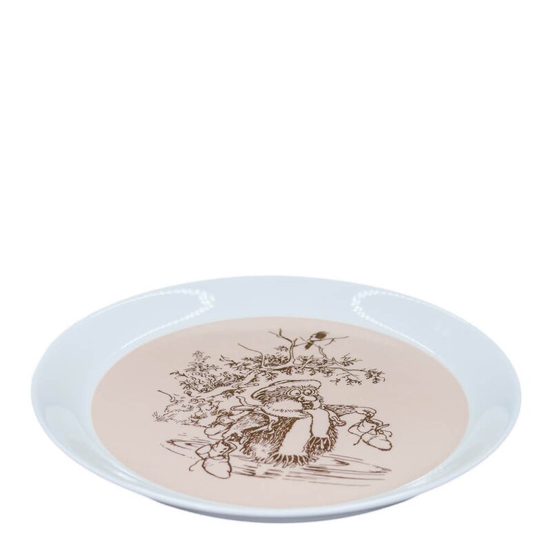 Flåklypa Ludvig asjett 20 cm Ludvig i Åsgårdstrand rosa