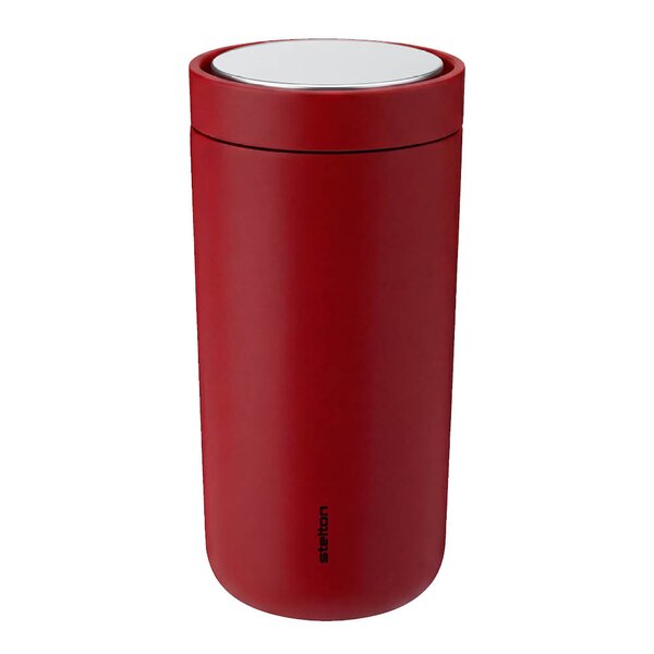 Stelton To Go Click termokopp 40 cl soft cherry red