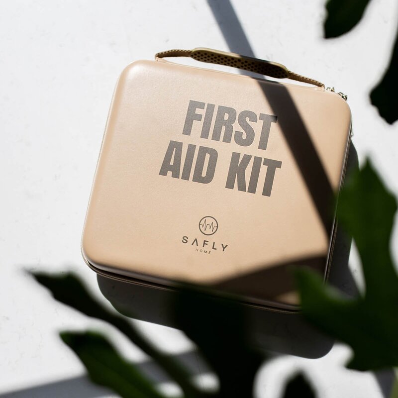 Safly Førstehjelpsskrin medium 15x19 cm samd