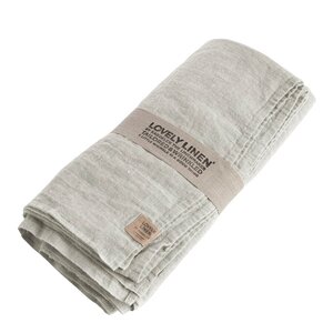 Lovley Linen Lovely bordduk lin 145x250 cm Light Grey